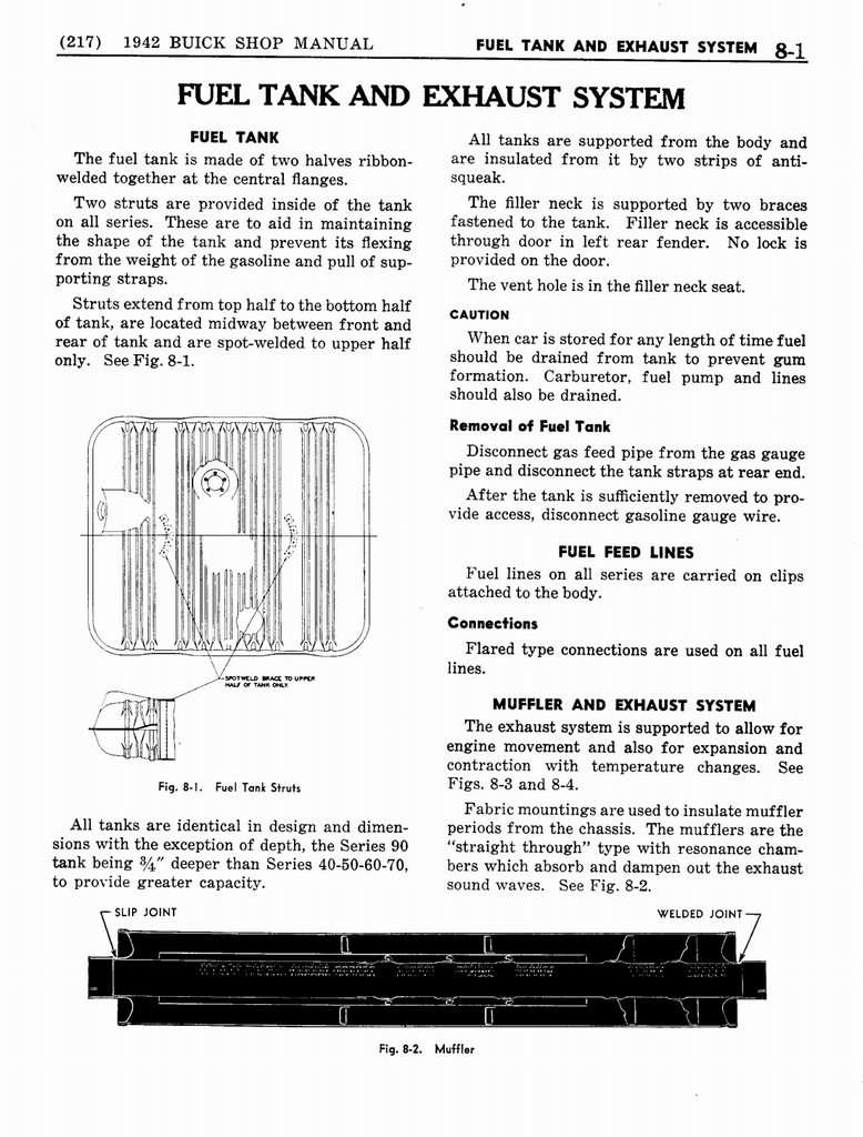 n_09 1942 Buick Shop Manual - Fuel Tank & Exhaust-001-001.jpg